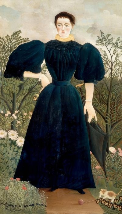 Portrait of a Woman by Henri Rousseau